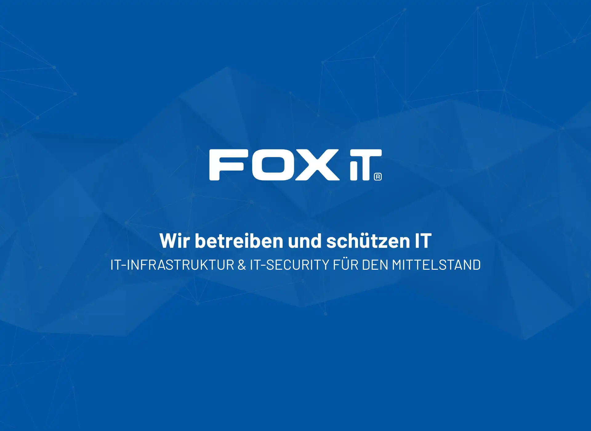 IT-Infrastuktur und IT-Security